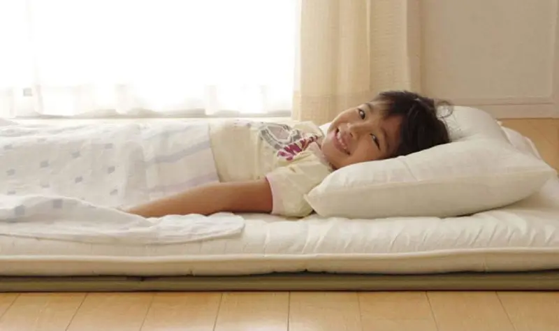 dormir sur un tatami
