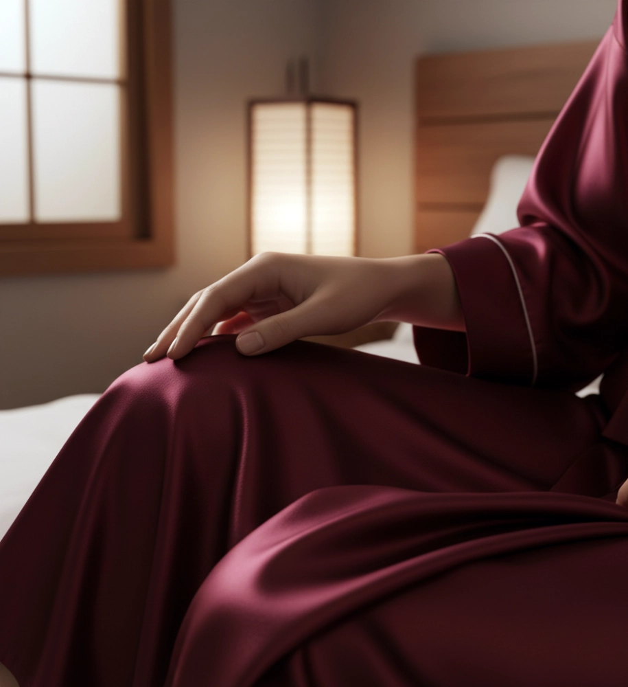 matieres Kimono long femme nuit