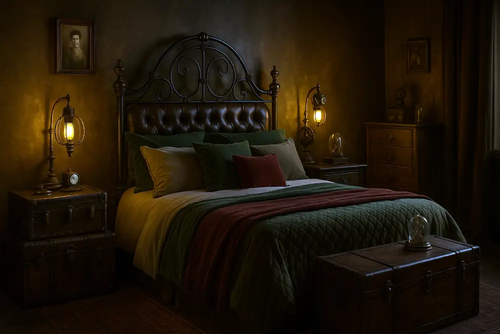 Décoration steampunk chambre