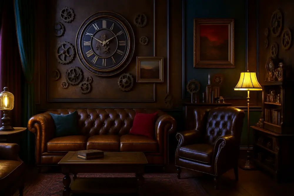 Décoration steampunk couleurs