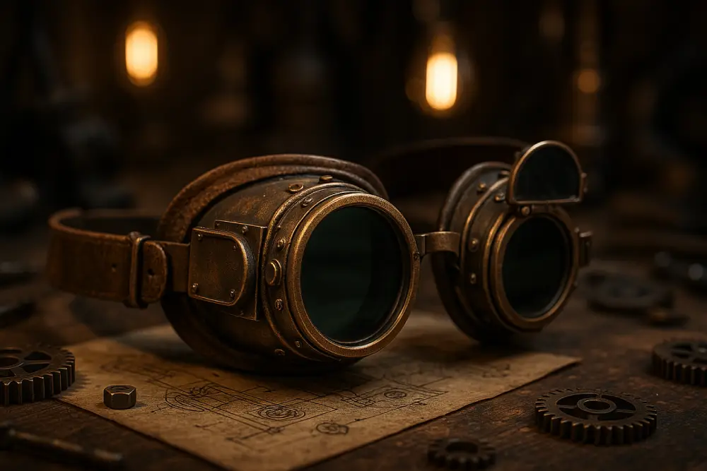 lunettes steampunk soudeur