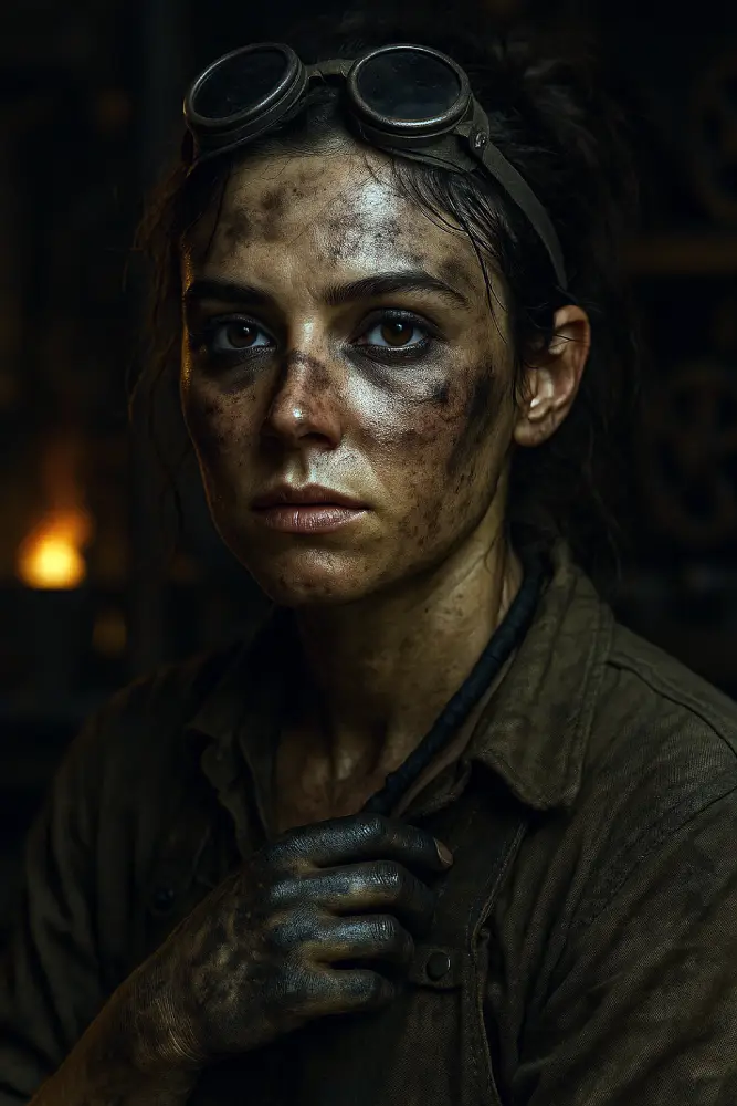 maquillage steampunk mécanicien et ouvrier