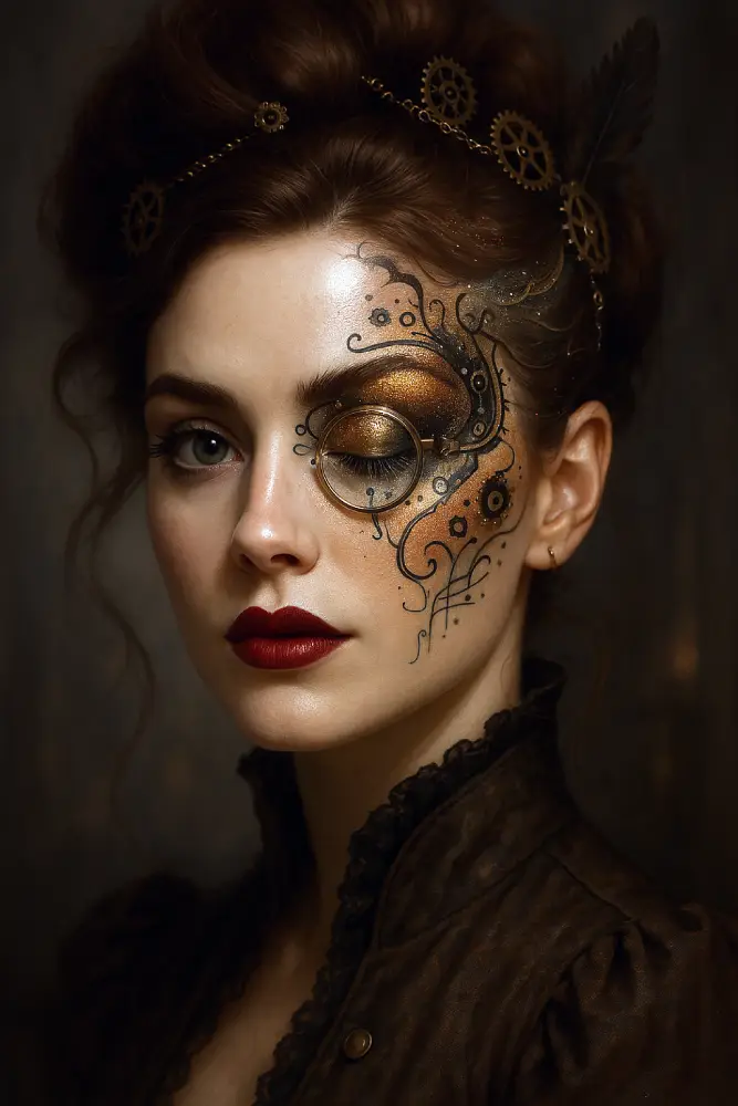 maquillage steampunk