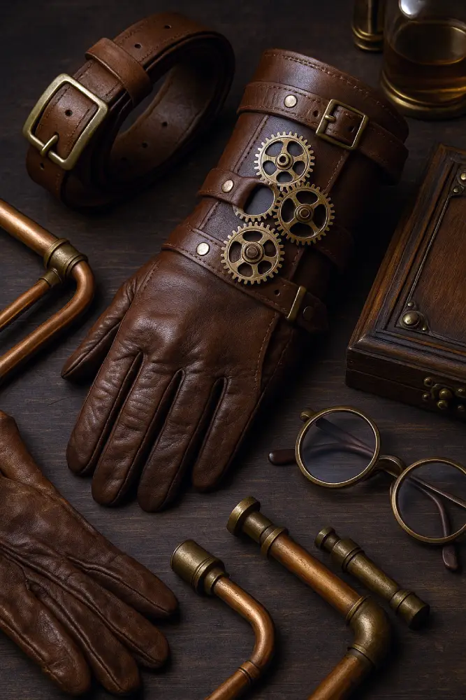 matières et métaux steampunk