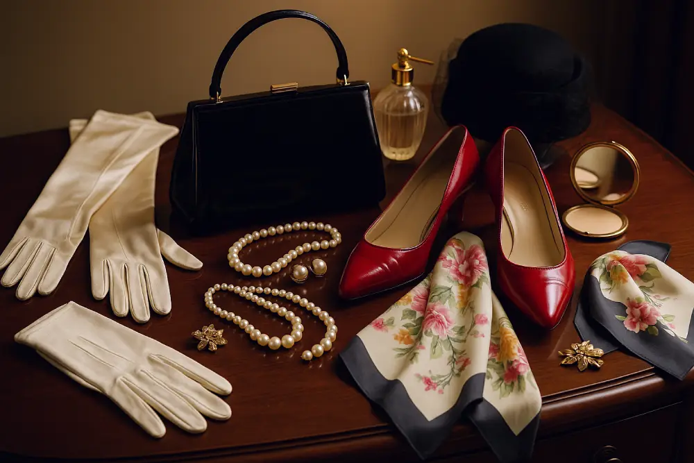 accessoires mode femme années 50