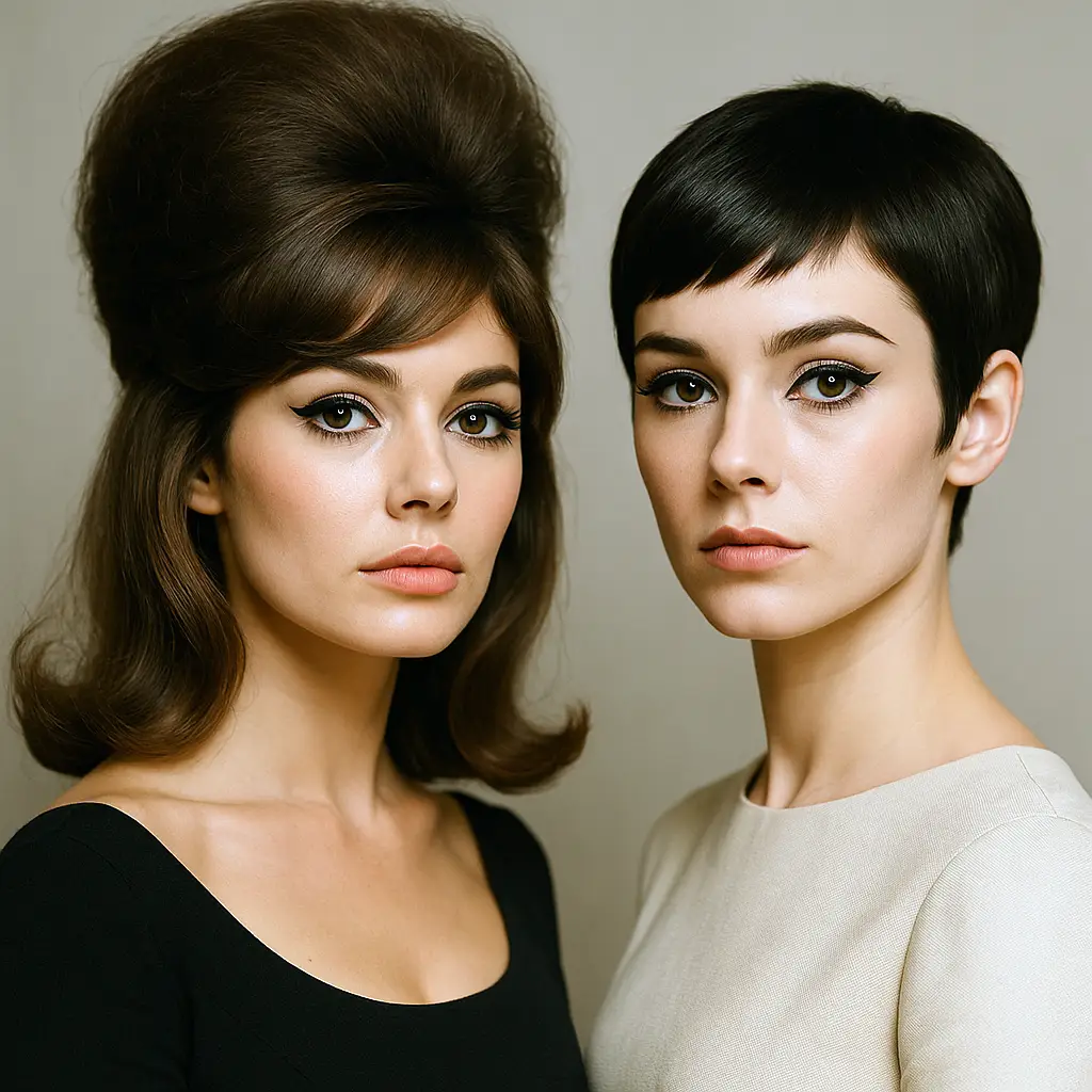 mode femme années 60 coiffure