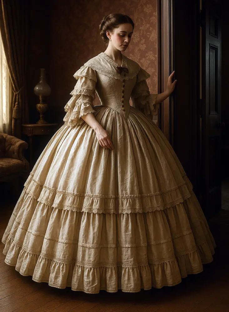 mode victorienne crinoline