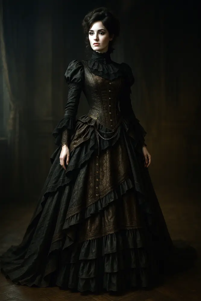robe steampunk longue