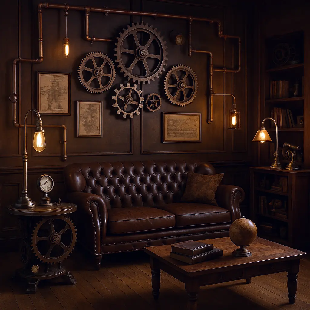 Décoration intérieure inspirations steampunk