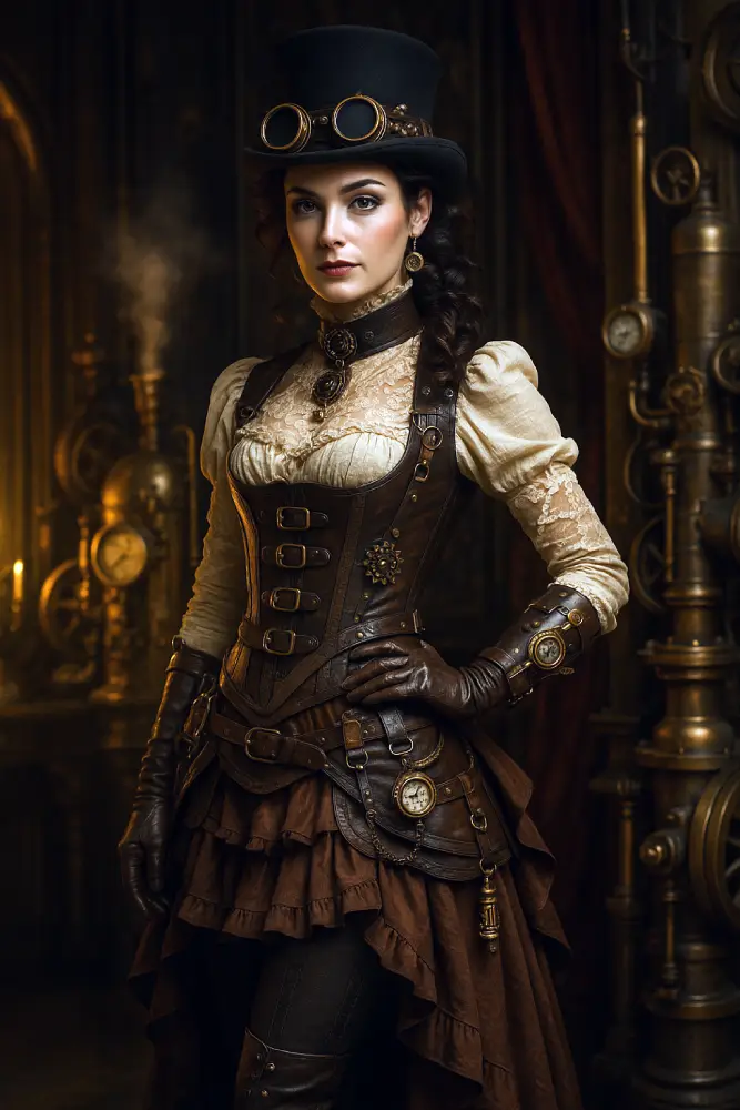 steampunk femme
