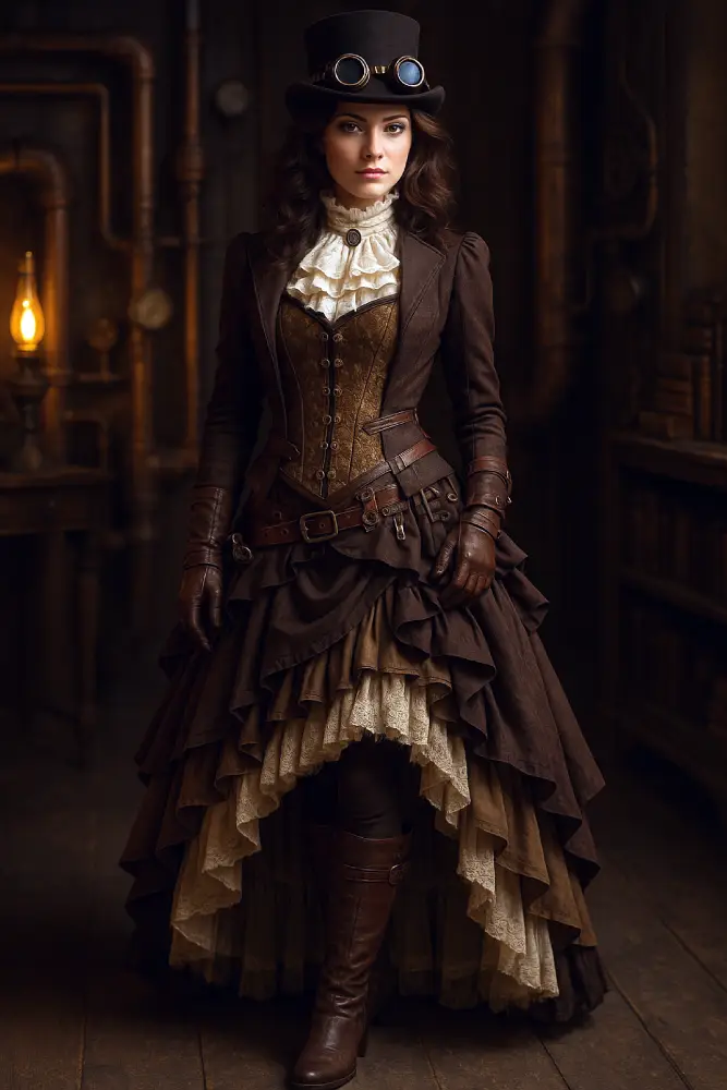 superposition steampunk femme